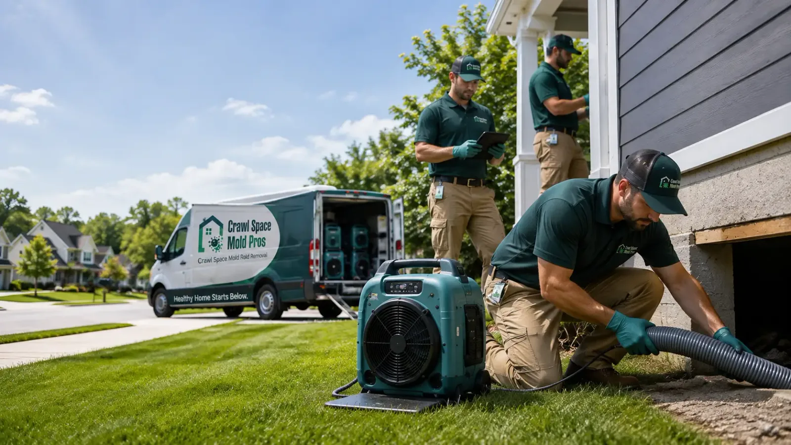 Crawl Space Mold Removal in Scranton, ND